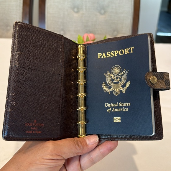 Authentic Louis Vuitton Ebene agenda/passport wallet - Picture 4 of 9